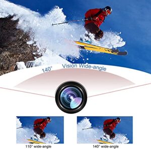 Jopwkuin 1080P Camera, Large Capacity Ultra HD Camera Multi-Functions LCD Screen Camera for Outdoor(Silver)