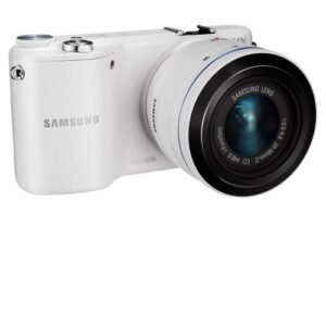 samsung nx2000 20.3mp cmos smart wifi mirrorless digital camera with 20-50mm lens and 3.7″ touch screen lcd (white) (discontinued by manufacturer)