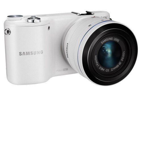 Samsung NX2000 20.3MP CMOS Smart WiFi Mirrorless Digital Camera with 20-50mm Lens and 3.7" Touch Screen LCD (White) (Discontinued by Manufacturer)