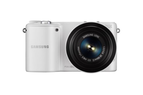 Samsung NX2000 20.3MP CMOS Smart WiFi Mirrorless Digital Camera with 20-50mm Lens and 3.7" Touch Screen LCD (White) (Discontinued by Manufacturer)