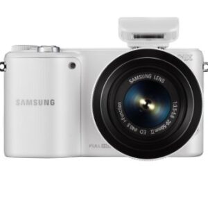 Samsung NX2000 20.3MP CMOS Smart WiFi Mirrorless Digital Camera with 20-50mm Lens and 3.7" Touch Screen LCD (White) (Discontinued by Manufacturer)