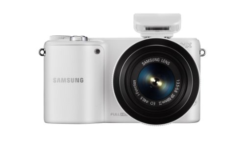 Samsung NX2000 20.3MP CMOS Smart WiFi Mirrorless Digital Camera with 20-50mm Lens and 3.7" Touch Screen LCD (White) (Discontinued by Manufacturer)