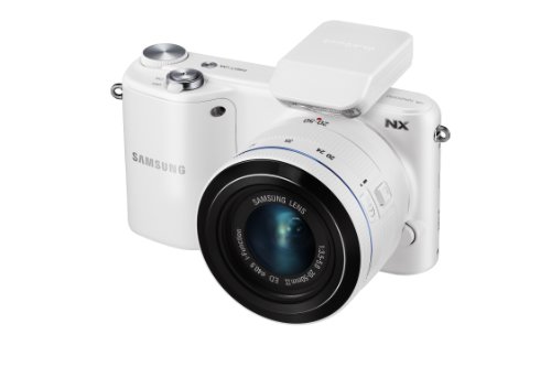 Samsung NX2000 20.3MP CMOS Smart WiFi Mirrorless Digital Camera with 20-50mm Lens and 3.7" Touch Screen LCD (White) (Discontinued by Manufacturer)