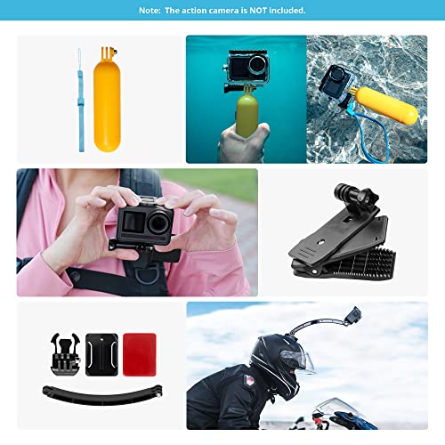 AKASO 60 in 1 Action Camera Accessories Kit Compatible with EK7000/EK7000 Pro/Brave 4/Brave 4 pro/Brave 7 LE/Brave 7/Brave 8/V50X/V50 Pro/V50 Elite/GoPro Hero 11 10 9 8 7/ DJI/Apexcam Action Cameras