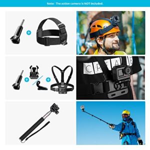 AKASO 60 in 1 Action Camera Accessories Kit Compatible with EK7000/EK7000 Pro/Brave 4/Brave 4 pro/Brave 7 LE/Brave 7/Brave 8/V50X/V50 Pro/V50 Elite/GoPro Hero 11 10 9 8 7/ DJI/Apexcam Action Cameras