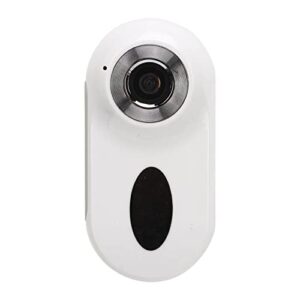 motion camera, outdoor camera dc5v 1080p hd image 0.96in screen loop image recording with silicone cover for home for mountaineering (white)