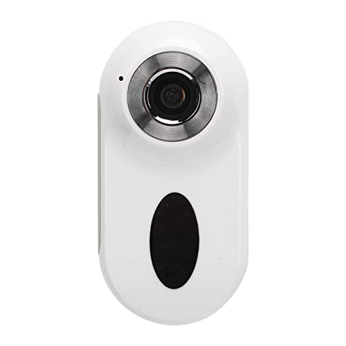 Motion Camera, Outdoor Camera DC5V 1080P HD Image 0.96in Screen Loop Image Recording with Silicone Cover for Home for Mountaineering (White)