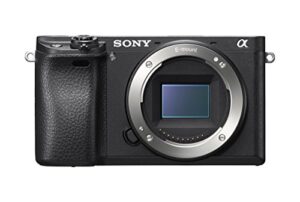 sony alpha a6300 mirrorless camera: interchangeable lens digital camera with aps-c, auto focus & 4k video – ilce 6300 body with 3in lcd screen (black) (renewed)