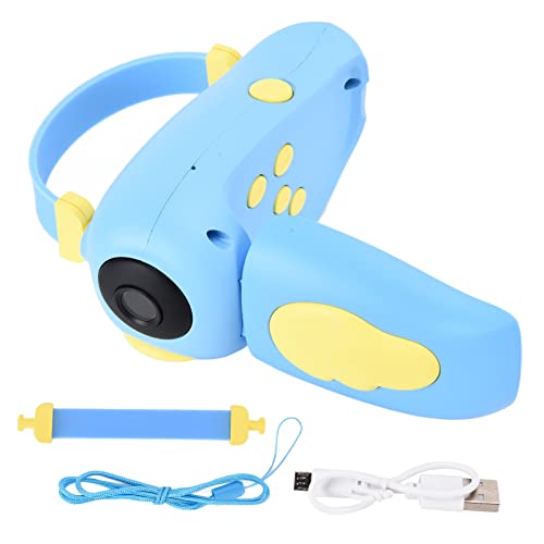 Jovenn HD Digital Camera, 100° Viewing Angle Gentle 12 MP ABS 400mAh Battery 2 Inch Screen Camera for Toy for Boys for Girls for Gift(Blue)