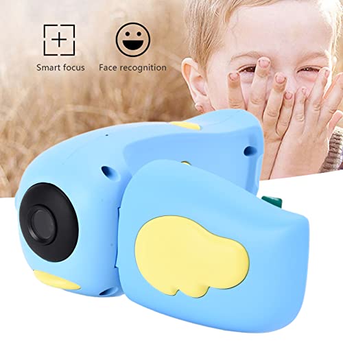 Jovenn HD Digital Camera, 100° Viewing Angle Gentle 12 MP ABS 400mAh Battery 2 Inch Screen Camera for Toy for Boys for Girls for Gift(Blue)