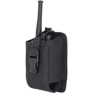 dotacty universal radio holder tactical radio pouch for duty belt two ways radio case carrier heavy duty walkie talkies nylon holster carry bag for police le security safety firefighter rescue outdoor