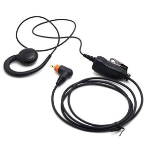 Kymate SL300 Earpiece with Mic Ptt for Motorola SL7550E SL1600 SL2600 SL7590 SL4000 SL1K SL2M SL8050 PMLN7189A Two Way Radio 1 Pin Swicel Headset Walkie Talkie