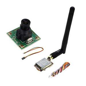 replacement part for mini ts5828l micro 5.8g 600mw 40ch mini fpv transmitter with digital display and 700vl camera for rc quadcopter fpv – (color: ts5828l camera ntsc)