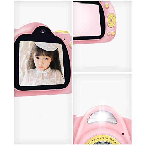 LKYBOA Children's Digital Camera Toy Cartoon Can Take 58 Million Prints for Student Day Gifts (Color : A)