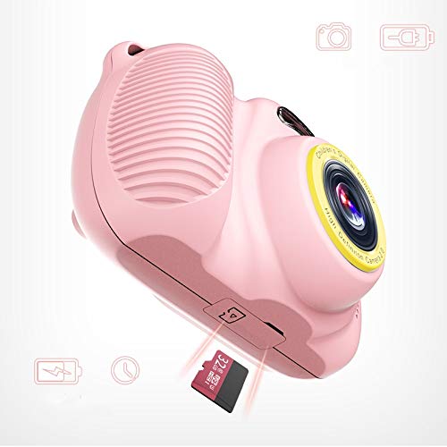 LKYBOA Children's Digital Camera Toy Cartoon Can Take 58 Million Prints for Student Day Gifts (Color : A)