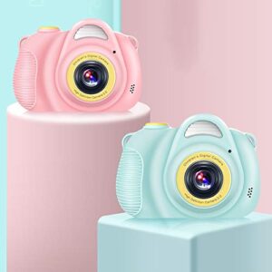 LKYBOA Children's Digital Camera Toy Cartoon Can Take 58 Million Prints for Student Day Gifts (Color : A)