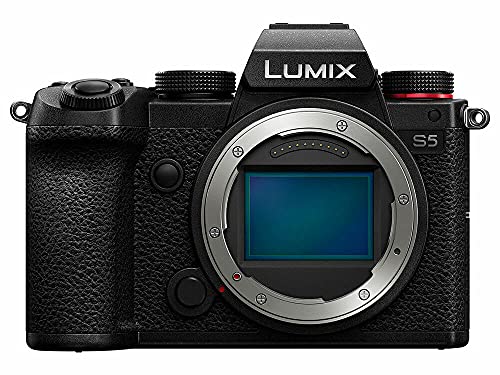 Panasonic LUMIX S5 4K Mirrorless Full-Frame L-Mount Camera (Body Only) with S-S85 LUMIX S Series 85mm f/1.8 Lens and DMW-BLK22 Battery Bundle (3 Items)