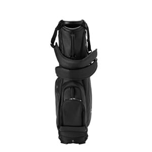 TaylorMade Unisex-Adult 2022 Vessel Lite Lux Premium Stand Bag, Black