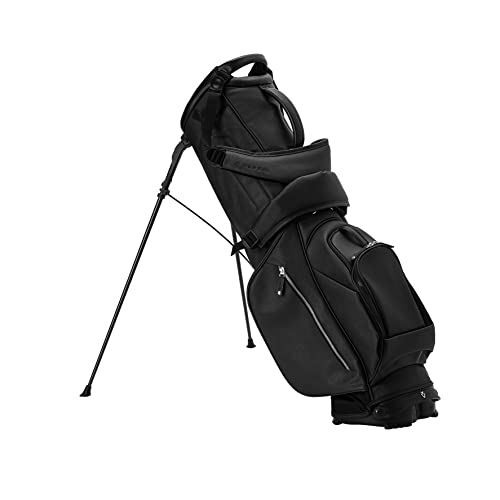 TaylorMade Unisex-Adult 2022 Vessel Lite Lux Premium Stand Bag, Black