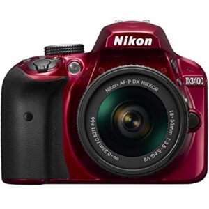 Nikon D3400 w/AF-P DX NIKKOR 18-55mm f/3.5-5.6G VR & AF-P DX NIKKOR 70-300mm f/4.5-6.3G ED (Red)