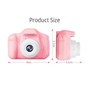 Leyeet Digital Camera 2. 0Inch HD 1080P Dual Lens Children Digital Camera Video Recorder Christmas Birthday Gifts