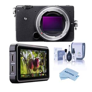 sigma fp mirrorless digital camera, bundle with atomos ninja v 5″ touchscreen recording monitor