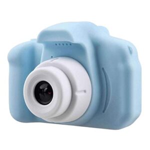 lkyboa plastic children’s camera – camera, 1080p hd mini video camera for children w/ 32gb memory card (color : blue)