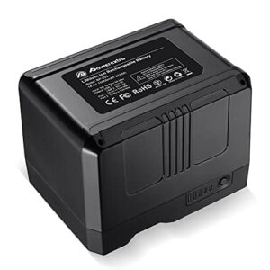 powerextra v mount/v lock battery – 222wh 14.8v 15000mah rechargeable li-ion battery for broadcast video camcorder, compatible with sony hdcam, xdcam, digital cinema cameras and other camcorders