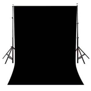 lylycty county background 5x7ft non-woven fabric solid color black screen photo backdrop studio photography props ly062
