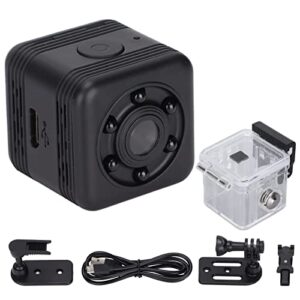cuifati action camera with 6 infrared lights 30m waterproof design memory card loop recording 300mah lithium ion battery support wifi connection suitable for many scenes.
