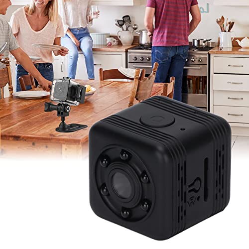 CUIFATI Action Camera with 6 Infrared Lights 30m Waterproof Design Memory Card Loop Recording 300mah Lithium Ion Battery Support WiFi Connection Suitable for Many Scenes.