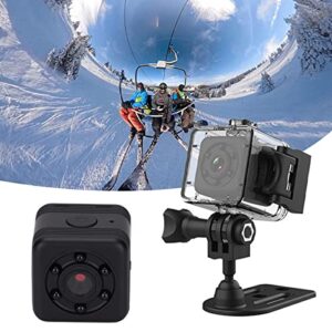 CUIFATI Action Camera with 6 Infrared Lights 30m Waterproof Design Memory Card Loop Recording 300mah Lithium Ion Battery Support WiFi Connection Suitable for Many Scenes.