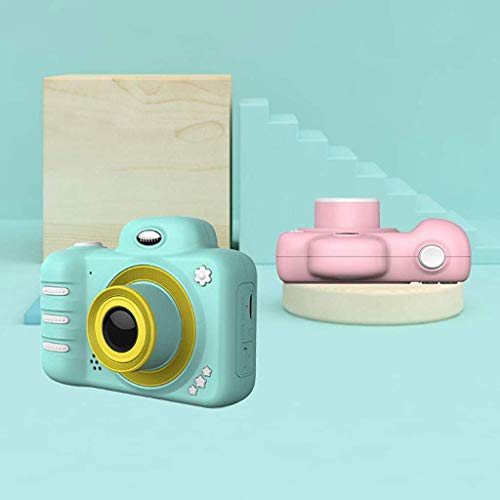 LKYBOA Cartoon Children's Camera - Dual Lens HD Digital Video Camera Small SLR Gift (10x7x5cm) (Color : B)