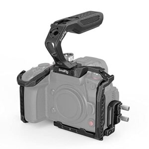 SmallRig GH6 Cage Kit for Panasonic LUMIX GH6 with an HDMI & USB-C Cable Clamp and a Top Handle - 3441