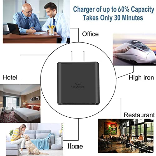 45W USB C Charger Samsung Super Fast Charger Type C Wall Charger for Samsung Galaxy S23 Ultra/S23/S23+/S22/S22 Ultra/S22+, Note 10/Note 10+/Note 20/S20/S21/S10/S9/S8, 2Pack