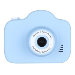 entatial child camera, child camera with front and rear dual cameras 2.0‑inch full‑color ips screen for home for outdoor for travel(blue)