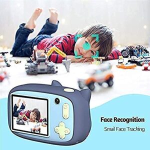 LKYBOA Digital Camera for Kids, 1080P Rechargeable Shockproof Kids Camera with 16GB SD Card for Boys Ideal Toy for 3-12 Years Old Girls