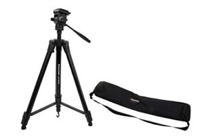 celestron ultima pan tilt head tripod – excellent choice for a spotting scope, binocular or camera (93612),black