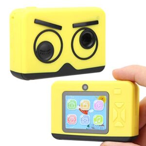 kids digital camera, children camera 15 photo stickers and 10 filters, fun camera gifts for children, support front and rear dual camera
