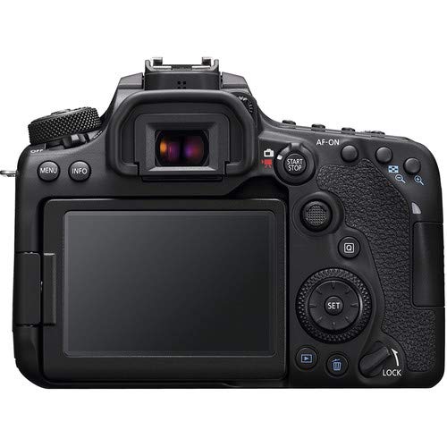 Canon EOS 90D Digital SLR Camera & 18-135mm USM Lens Bundle with Battery Grip & Professional Accessory Bundle (16 Items)