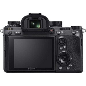 Sony Alpha a9 Mirrorless Digital Camera (Body Only) (ILCE9/B) + 64GB Memory Card + 2 x NP-FZ-100 Battery + Corel Photo Software + Case + External Charger + Card Reader + LED Light + More (Renewed)