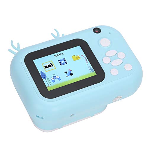 2.4 Inch Kids Digital Camera 1920 x 1080 IPS Eye Protection Screen, Thermal Print Camera, Selfie Camera Toys with 3 Rolls of Printing Papers, Birthday Chistmas Gift