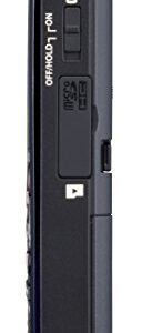 Olympus WS-853 black voice recorder with true stereo mic, 8GB, 110 hours battery life, voice balance, direct USB connection, with MP3 file format.