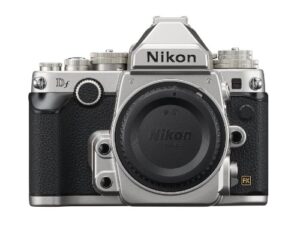 nikon df 16.2 mp cmos fx-format digital slr camera body (silver)