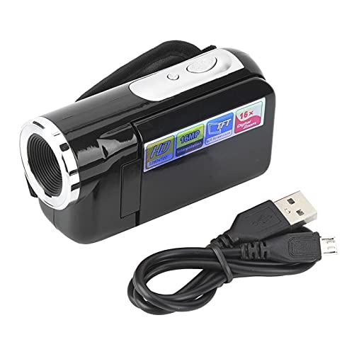 Aoutecen Camera, Digital Video Camera Can Be Played Back and Deleted Video Camera for Cultivate Children's Interest in Photography and Children's Brains(Black)