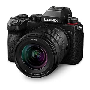 Panasonic LUMIX S5 4K Mirrorless Full-Frame L-Mount Camera with 20-60mm Lens and LUMIX S Series 85mm f/1.8 and Extra DMW-BLK22 Battery Bundle (3 Items)