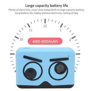 Aoutecen Anti‑Drop Children Camera, Cute Look 2.0in 20MP HD Anti‑Drop IPS Screen Children Camera with Large Capacity Battery for Gift(Blue)