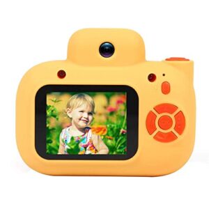 lkyboa children’s digital camera – can take pictures video mini small slr toy （95 55 75mm (color : yellow)