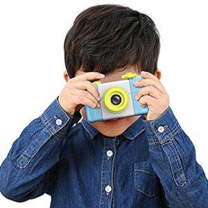 LKYBOA Children Digital Camera,Fun Camera, Rechargeable Child Mini Cartoon 1080P HD Video Recorder, Portable (Color : A)