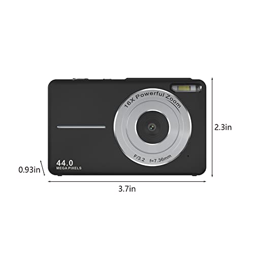 TOUMENY 1080P Hd Digital Camera, 44 Million Photos 16 Times Digital Zoom Camera Anti-Shake Home Video Camera